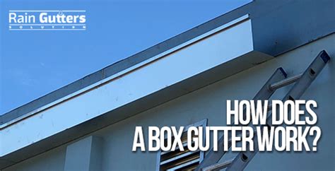 how to install metal box gutter|box guttering systems installation.